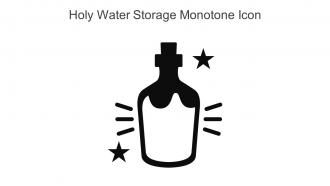 Holy Water Storage Monotone Icon In Powerpoint Pptx Png And Editable Eps Format