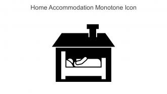 Home Accommodation Monotone Icon In Powerpoint Pptx Png And Editable Eps Format
