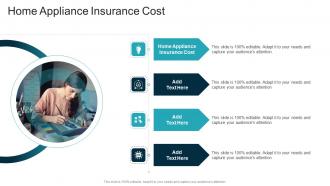 Home Appliance Insurance Cost In Powerpoint And Google Slides Cpb