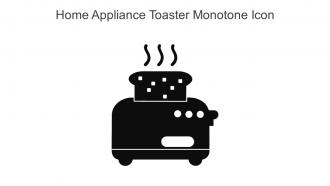 Home Appliance Toaster Monotone Icon In Powerpoint Pptx Png And Editable Eps Format