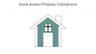 Home Auction Property Colored Icon In Powerpoint Pptx Png And Editable Eps Format
