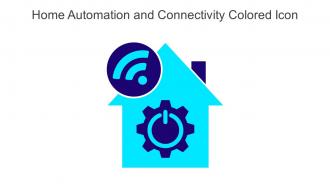 Home Automation And Connectivity Colored Icon In Powerpoint Pptx Png And Editable Eps Format