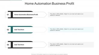 Home Automation Business Profit In Powerpoint And Google Slides Cpb