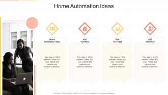 Home Automation Ideas In Powerpoint And Google Slides Cpb