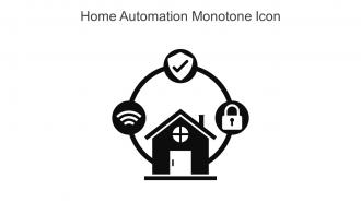 Home Automation Monotone Icon In Powerpoint Pptx Png And Editable Eps Format