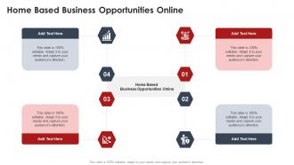 Home Based Business Opportunities Online In Powerpoint And Google Slides Cpb