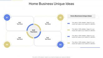Home Business Unique Ideas In Powerpoint And Google Slides Cpb