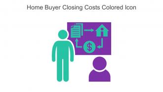 Home Buyer Closing Costs Colored Icon In Powerpoint Pptx Png And Editable Eps Format