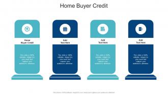 Home Buyer Credit In Powerpoint And Google Slides Cpb
