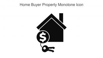 Home Buyer Property Monotone Icon In Powerpoint Pptx Png And Editable Eps Format