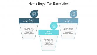 Home buyer tax exemption ppt powerpoint presentation topics cpb