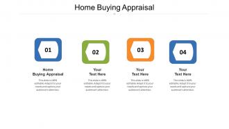 Home buying appraisal ppt powerpoint presentation slides visuals cpb