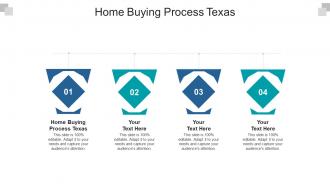 Home buying process texas ppt powerpoint presentation ideas diagrams cpb