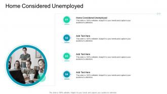 Home Considered Unemployed In Powerpoint And Google Slides Cpb