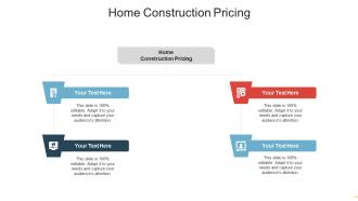 Home construction pricing ppt powerpoint presentation slides example cpb
