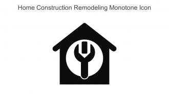 Home Construction Remodeling Monotone Icon In Powerpoint Pptx Png And Editable Eps Format