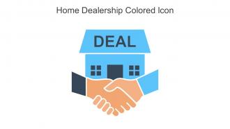Home Dealership Colored Icon In Powerpoint Pptx Png And Editable Eps Format