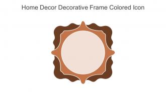 Home Decor Decorative Frame Colored Icon In Powerpoint Pptx Png And Editable Eps Format