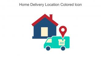 Home Delivery Location Colored Icon In Powerpoint Pptx Png And Editable Eps Format