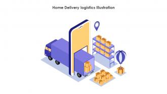 Home Delivery Logistics Illustration