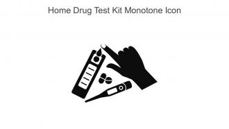 Home Drug Test Kit Monotone Icon In Powerpoint Pptx Png And Editable Eps Format