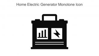 Home Electric Generator Monotone Icon In Powerpoint Pptx Png And Editable Eps Format