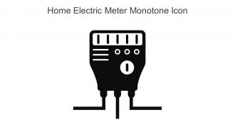 Home Electric Meter Monotone Icon In Powerpoint Pptx Png And Editable Eps Format