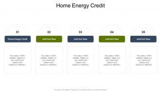 Home Energy Credit In Powerpoint And Google Slides Cpb