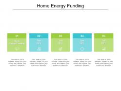 Home energy funding ppt powerpoint presentation gallery samples cpb