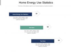 Home energy use statistics ppt powerpoint presentation gallery graphics download cpb