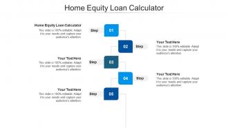 Home equity loan calculator ppt powerpoint presentation outline influencers cpb