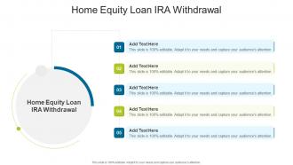 Home Equity Loan Ira Withdrawal Advice Writers Job In Powerpoint And Google Slides Cpb