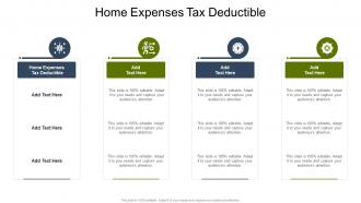 Home Expenses Tax Deductible In Powerpoint And Google Slides Cpb