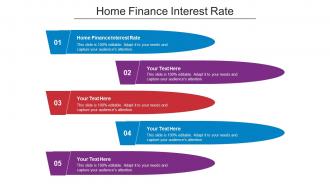 Home Finance Interest Rate Ppt Powerpoint Presentation File Shapes Cpb