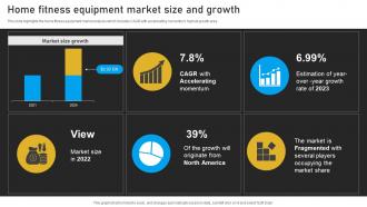 Home Fitness Equipment Market Size And Gym And Fitness Center Industry Analysis