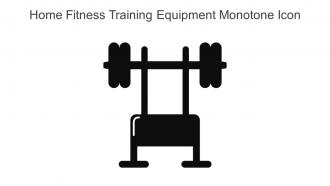 Home Fitness Training Equipment Monotone Icon In Powerpoint Pptx Png And Editable Eps Format