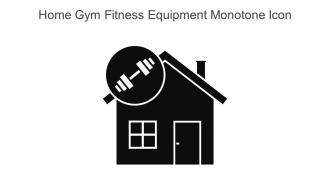 Home Gym Fitness Equipment Monotone Icon In Powerpoint Pptx Png And Editable Eps Format