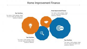 Home improvement finance ppt powerpoint presentation show cpb