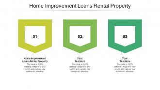 Home improvement loans rental property ppt powerpoint presentation gallery templates cpb
