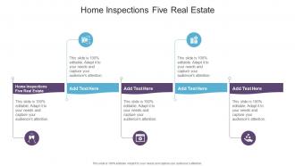Home Inspections Five Real Estate In Powerpoint And Google Slides Cpb
