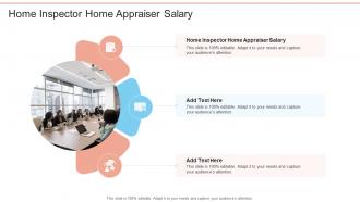 Home Inspector Home Appraiser Salary In Powerpoint And Google Slides Cpb