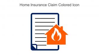 Home Insurance Claim Colored Icon In Powerpoint Pptx Png And Editable Eps Format