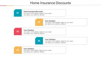 Home Insurance Discounts Ppt Powerpoint Presentation File Layout Cpb
