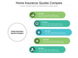 Home insurance quotes compare ppt powerpoint presentation ideas templates cpb