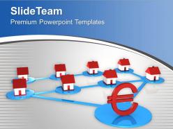 Home interconnected with euro interrelated powerpoint templates ppt themes and graphics 0213