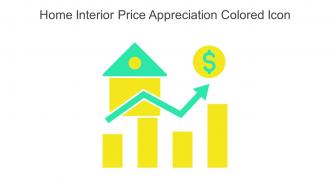 Home Interior Price Appreciation Colored Icon In Powerpoint Pptx Png And Editable Eps Format