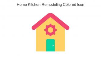 Home Kitchen Remodeling Colored Icon In Powerpoint Pptx Png And Editable Eps Format