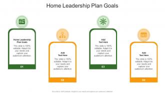 Home Leadership Plan Goals In Powerpoint And Google Slides Cpb
