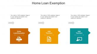 Home Loan Exemption Ppt Powerpoint Presentation File Gallery Cpb