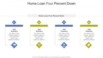 Home Loan Four Percent Down In Powerpoint And Google Slides Cpb